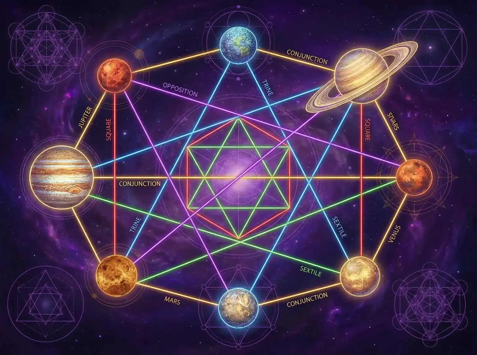 行星相位解读 - 天海翼ol痴汉电车 | 占星学进阶